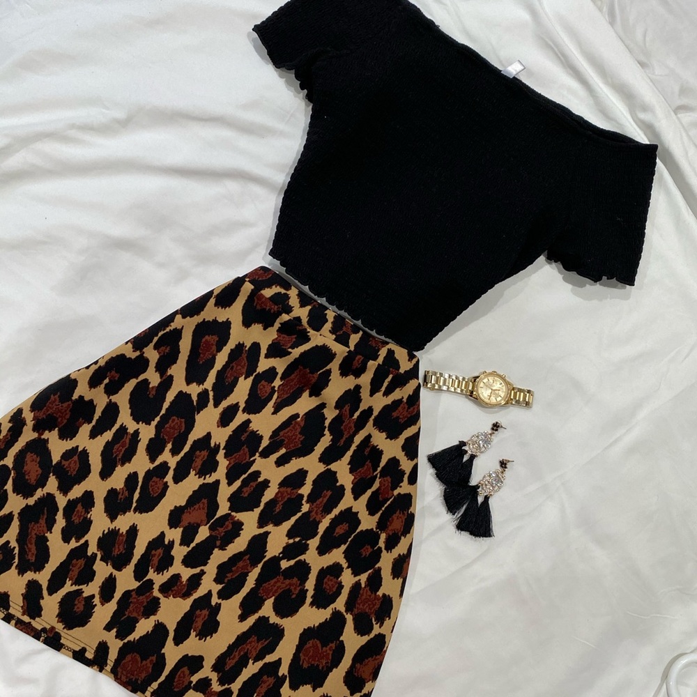 Black Off the Shoulder Top